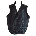 dark silver Meusa print waistcoat