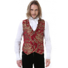 red brocade Pentagramme waistcoat