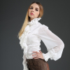 frill neck Pentagramme blouse