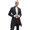 gothic black brocade Pentagramme jacket