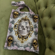 Steampunk goth cameo skull tote bag