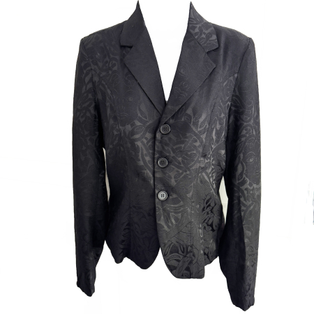 Black Medusa print gothic jacket