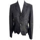 Black Medusa print gothic jacket